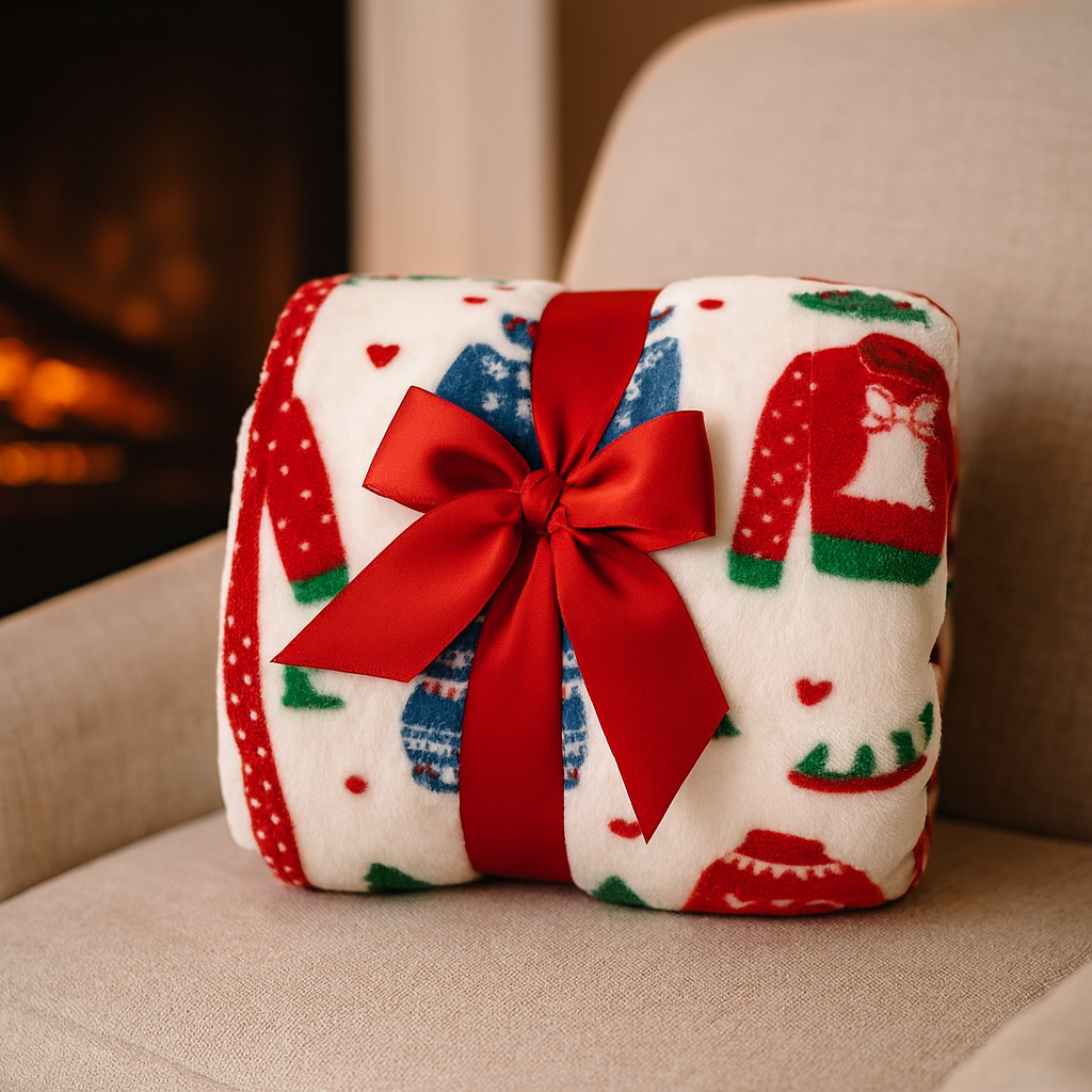 Evoria™ Holiday Printed Throw