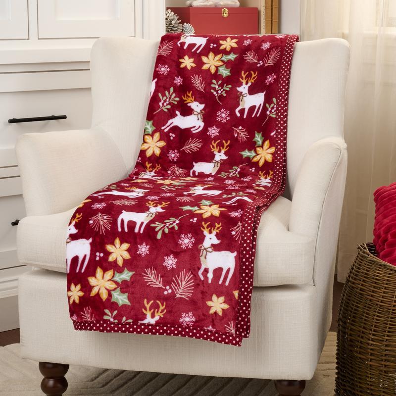 Evoria™ Holiday Printed Throw
