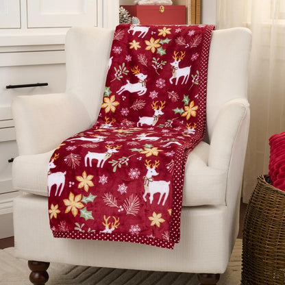 Evoria™ Holiday Printed Throw